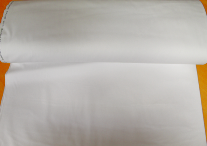 Valge,100% puuvill: laius-240cm