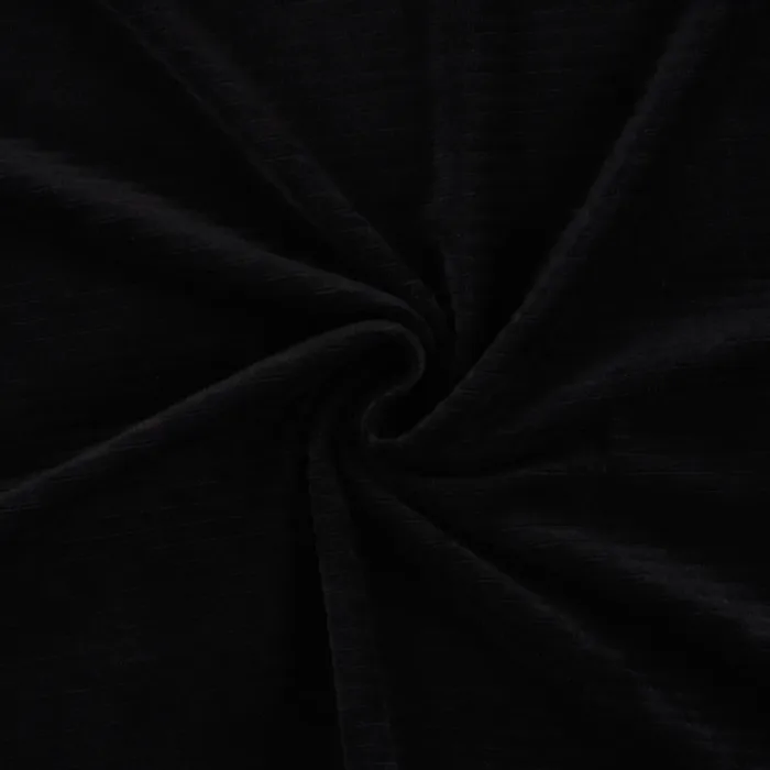 Velvet trikotaaz: must - Image 2