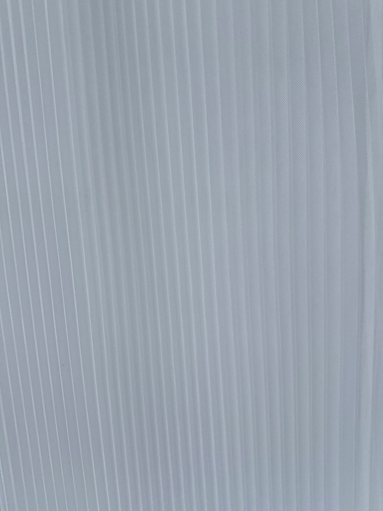 Plisseeritud dekoratiiv-vuaalkangas: valge - Image 2