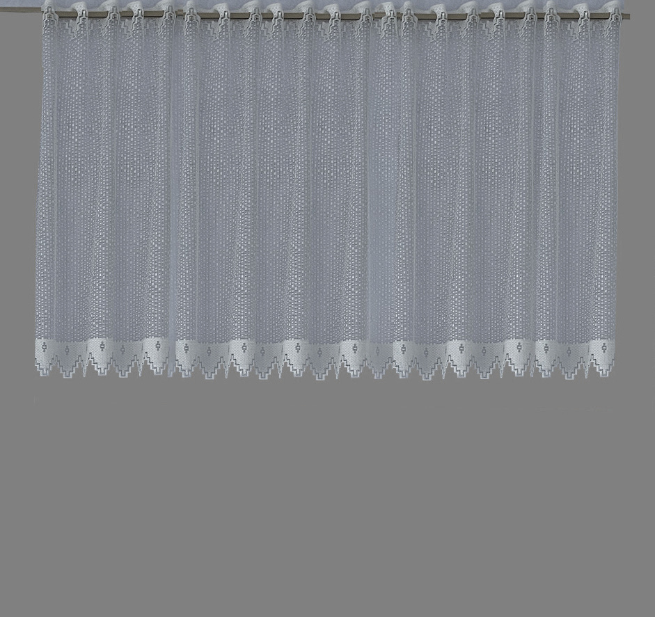 Võrgulise koega päevakardinad kõgusega 100cm, värv: naturaalvalge