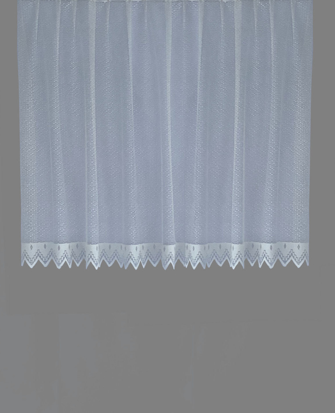 Võrgulise koega päevakardinad kõgusega 150cm, värv: naturaalvalge