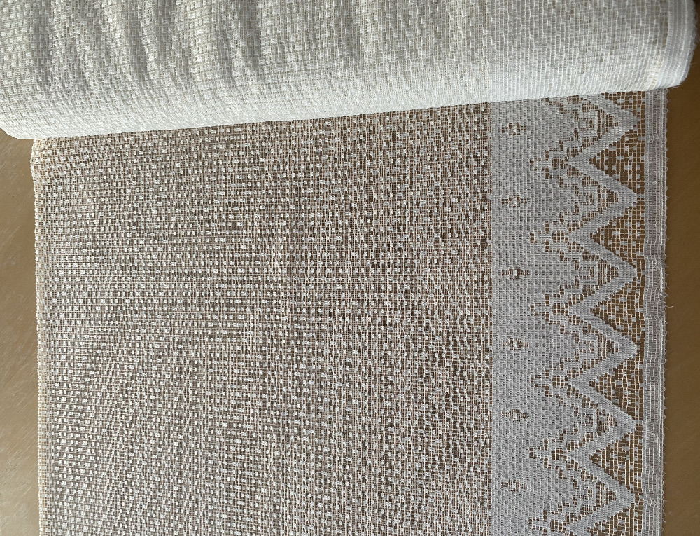 Võrgulise koega päevakardinad kõgusega 150cm, värv: naturaalvalge - Image 3