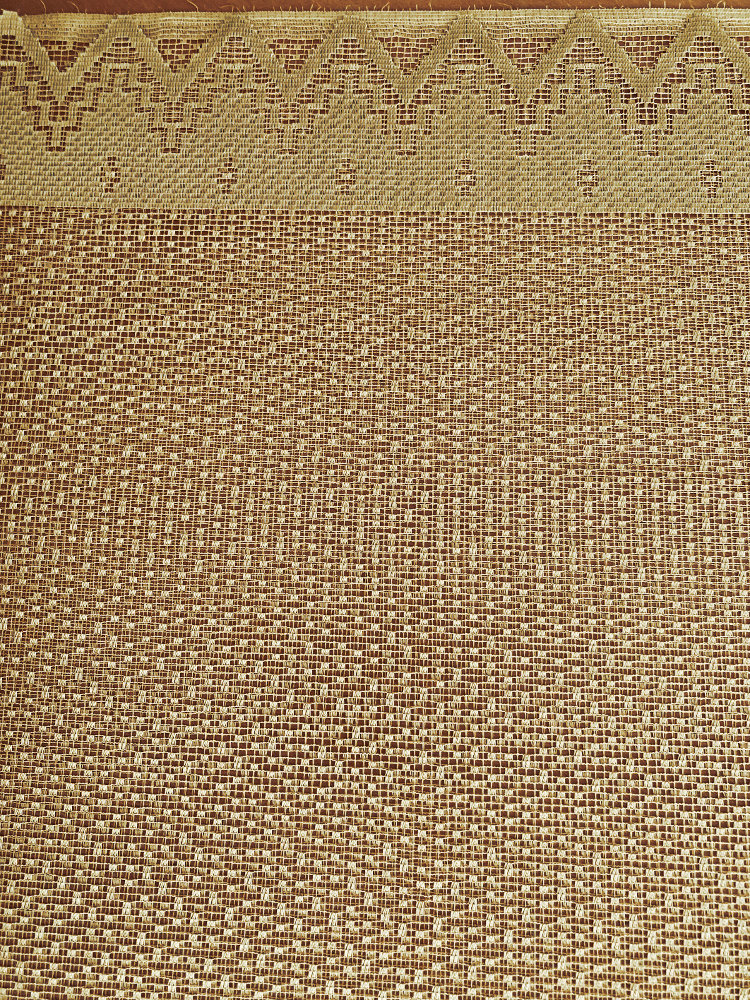 Võrgulise koega päevakardinad kõgusega 150cm, värv: kuldne karamelli-beez - Image 3