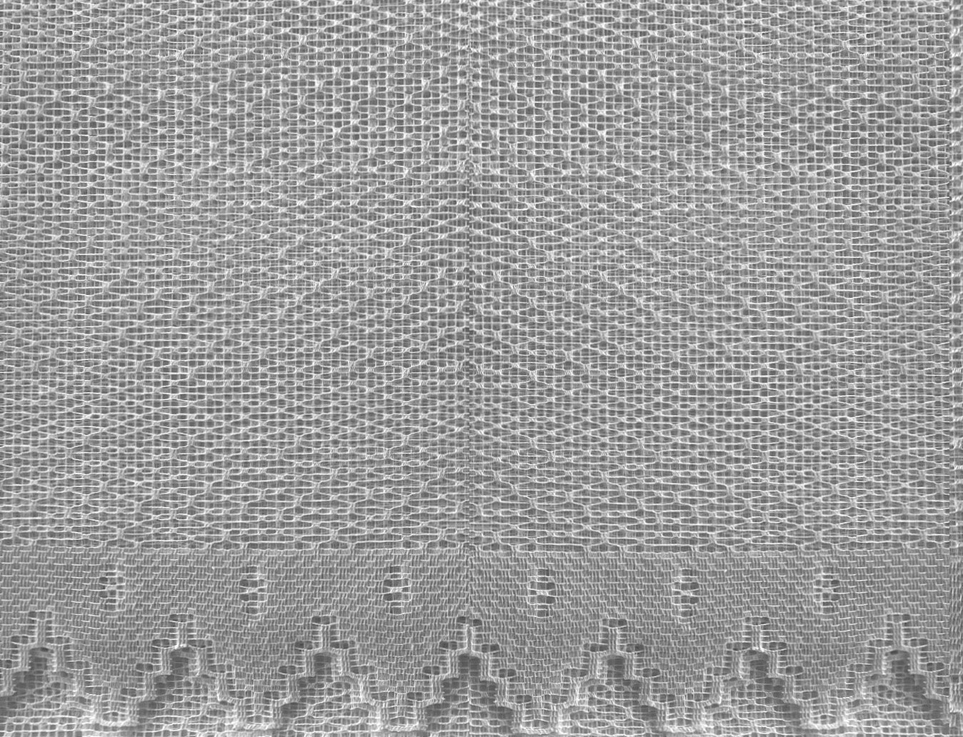 Võrgulise koega päevakardinad kõgusega 225-270cm, värv: valge - Image 3